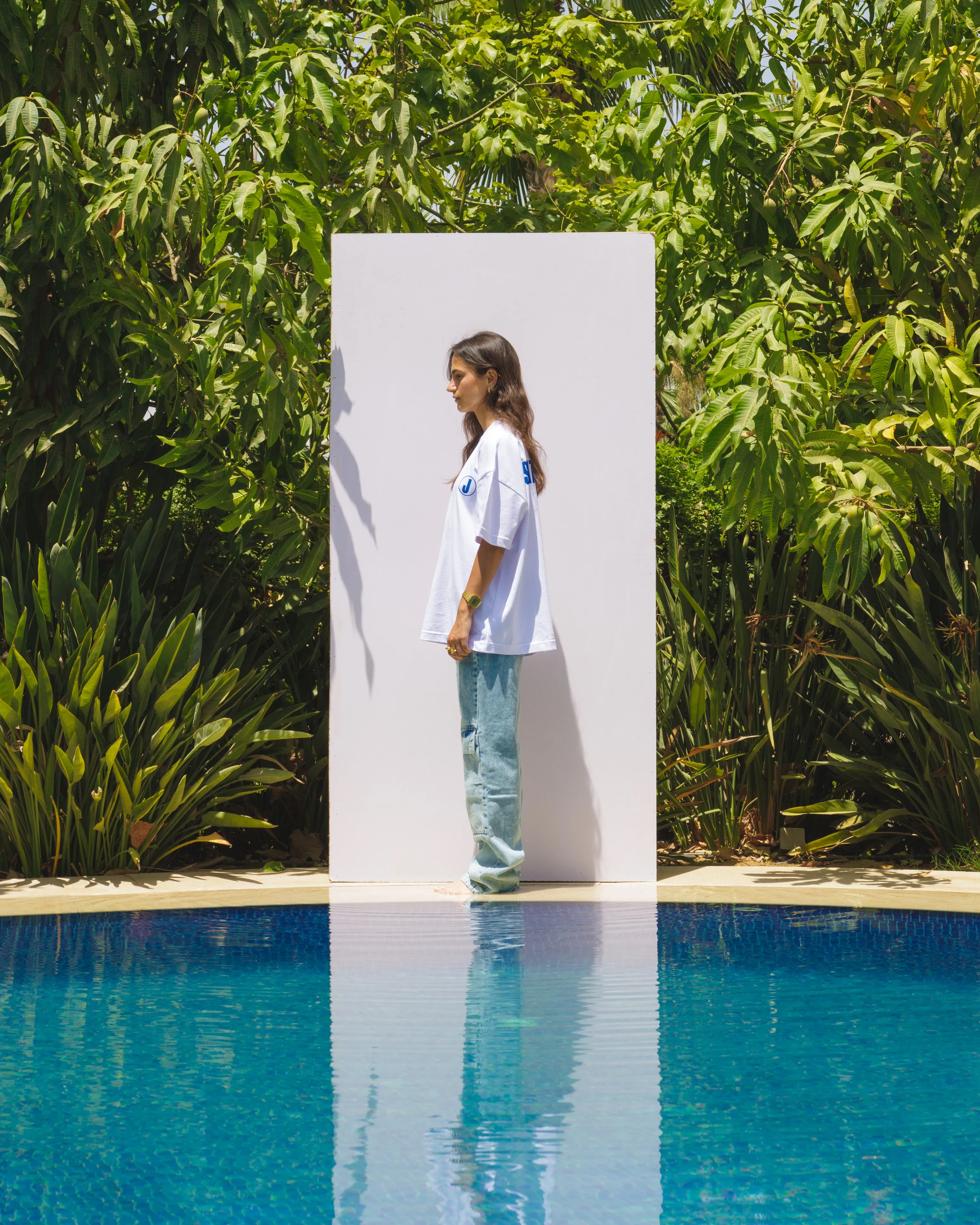 Bleu Oversized tshirt