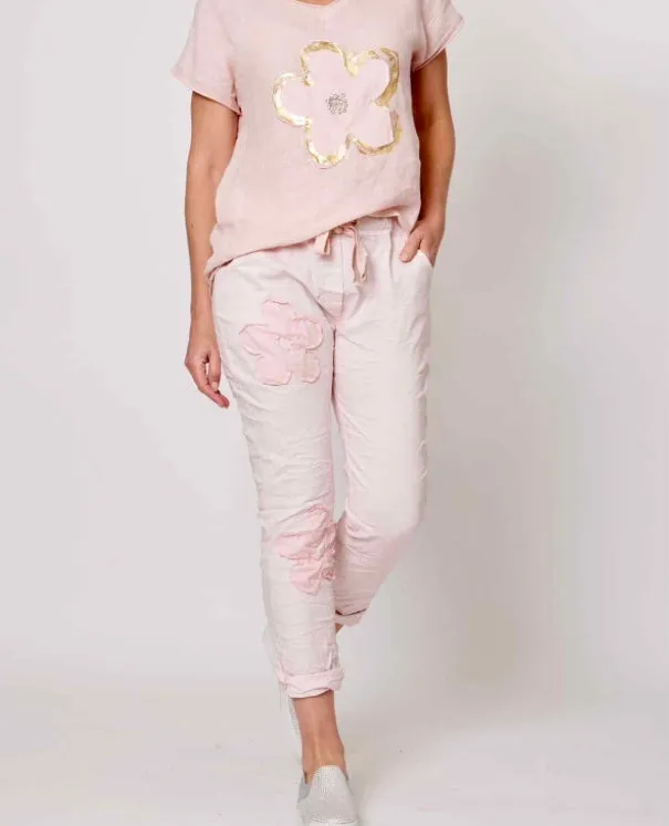 Blush Flower Pant