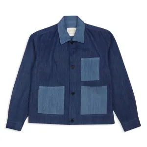 Bodhi Handloom Jacket - Denim Indigo