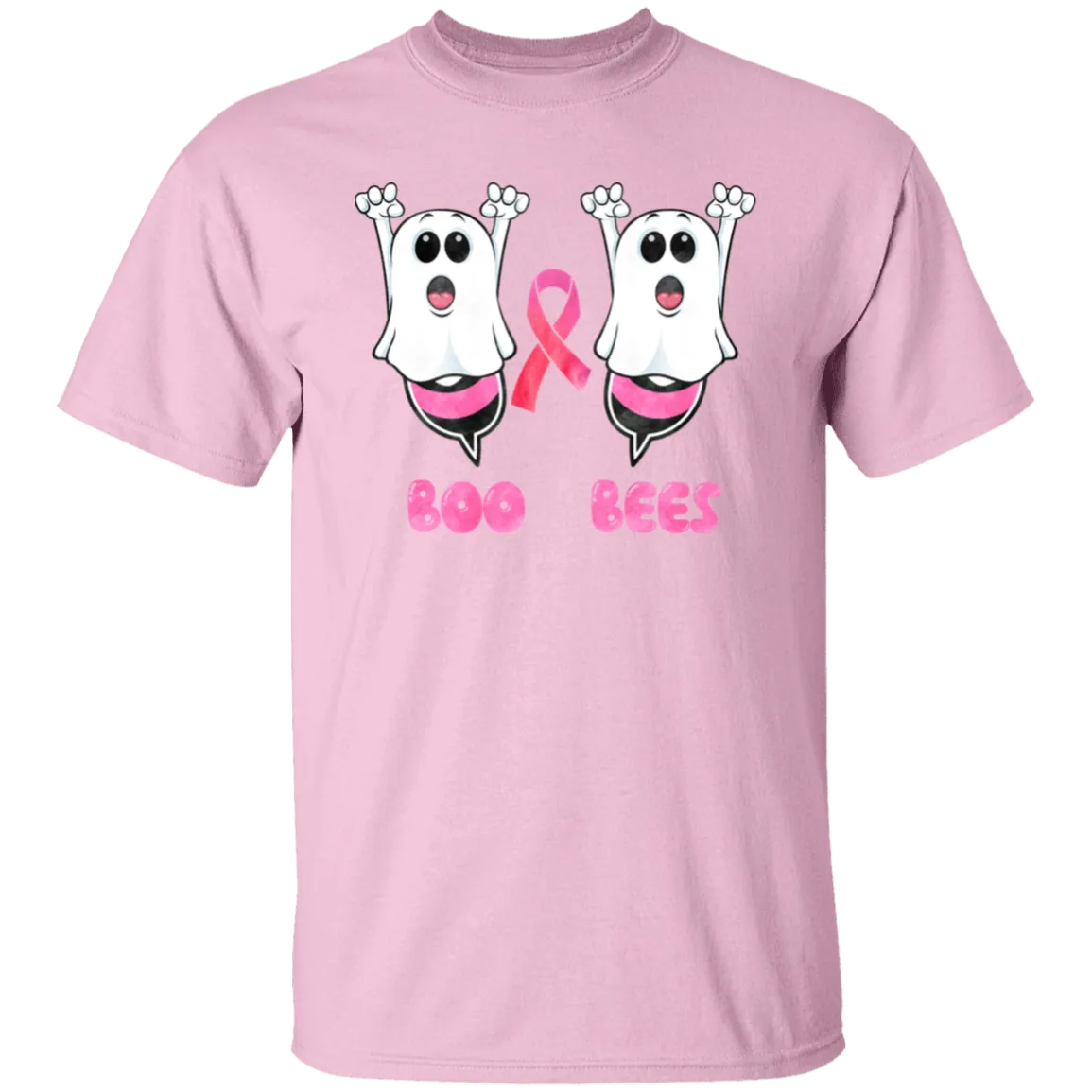 Boo Bees Breast Cancer Awareness  T-Shirt
