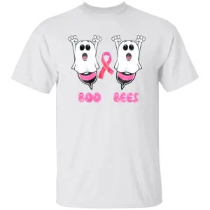Boo Bees Breast Cancer Awareness  T-Shirt