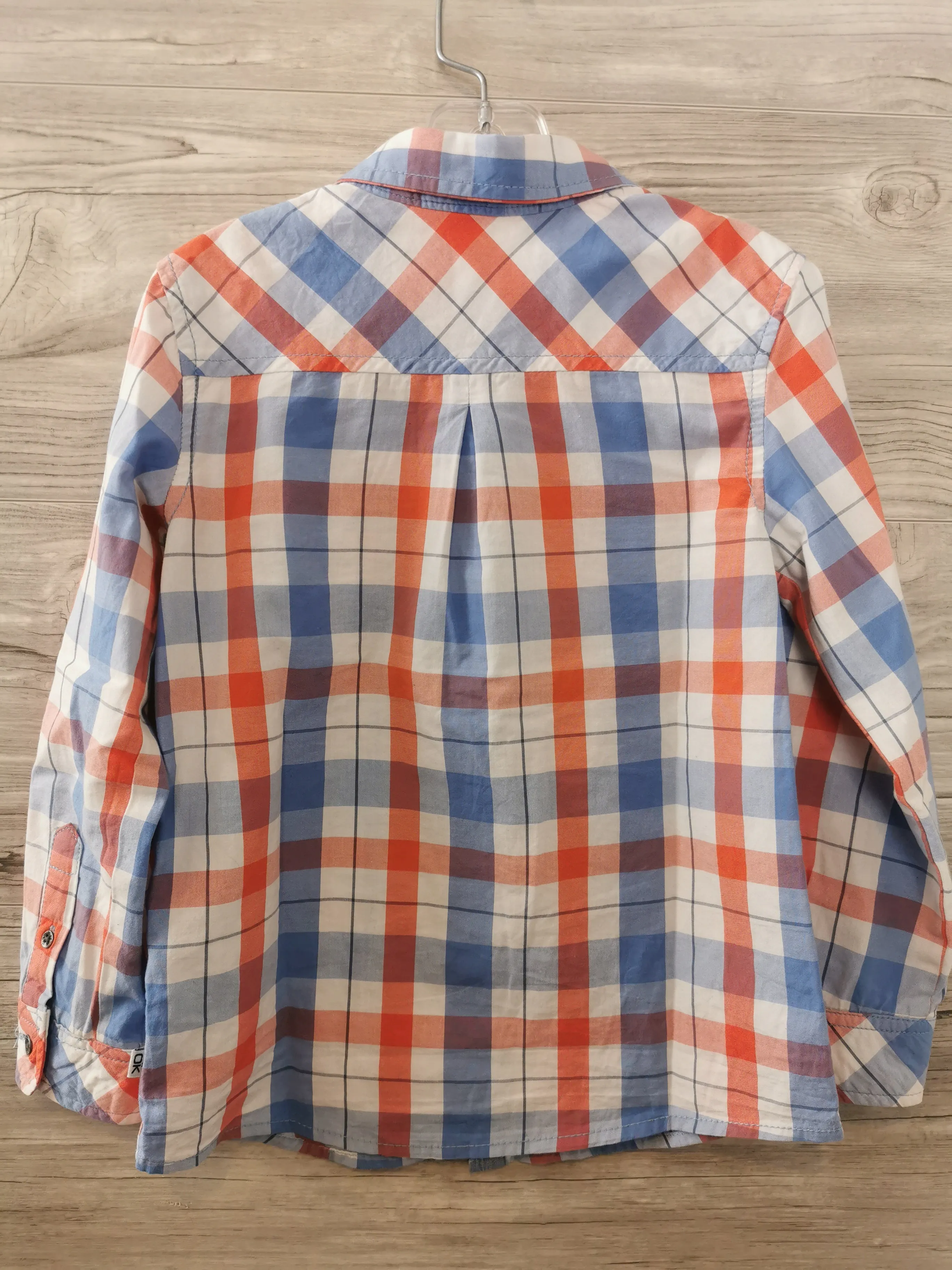 BOY SIZE 6 YEARS - Okaïdi, Soft, Long-sleeved, Dress Shirt EUC B34