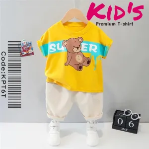 Boys and Girls Drop Shoulder T-shirt Set Summer Friendly | Legacy Boutiques Dhaka