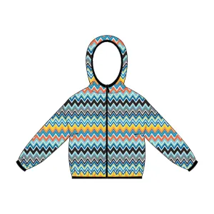 Boys Blue Zig Zag Jacket