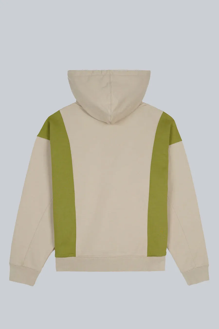 BRAIN DEAD MENDOZA CROPPED HOODED SWEATSHIRT TAN