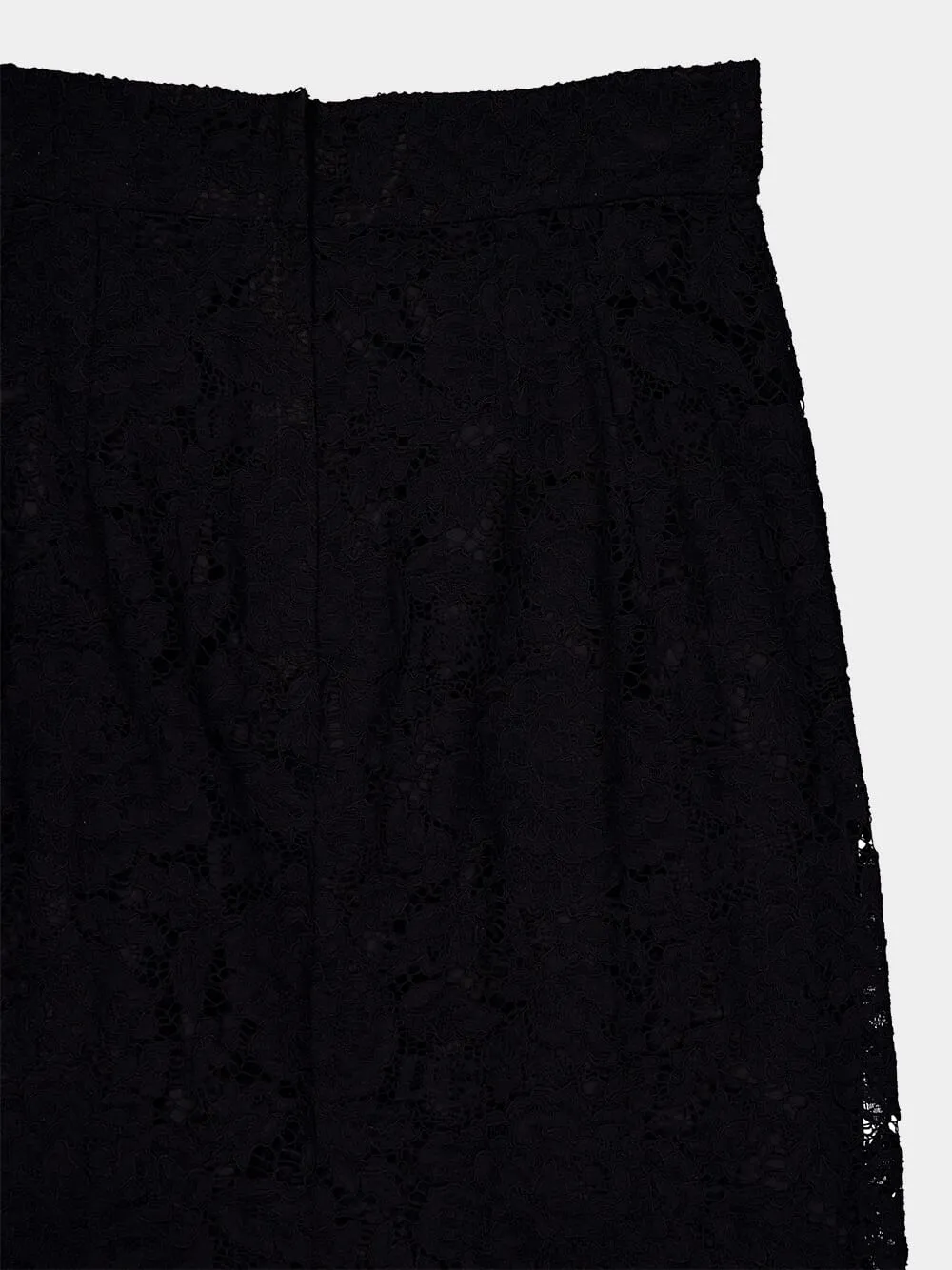 Branded Lace Midi Skirt