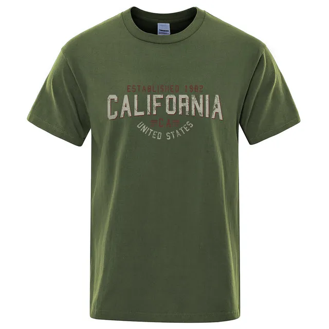 Breathable Loose O-Neck Shirts Hip Hop Tees