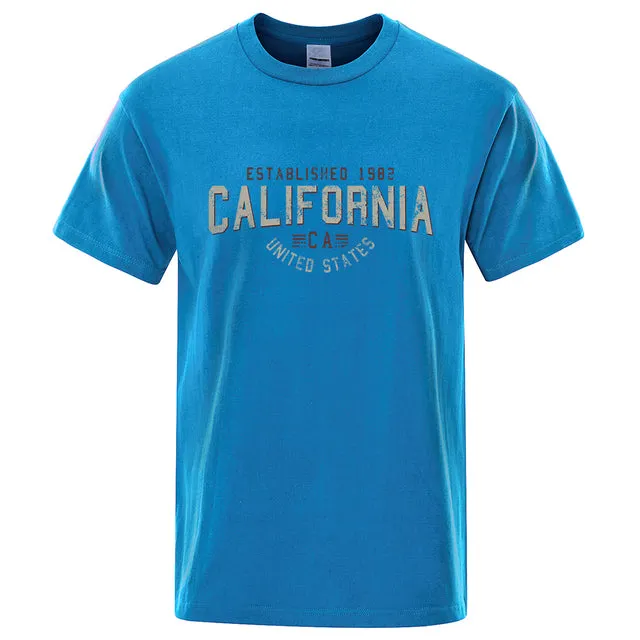 Breathable Loose O-Neck Shirts Hip Hop Tees
