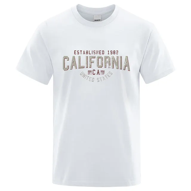 Breathable Loose O-Neck Shirts Hip Hop Tees