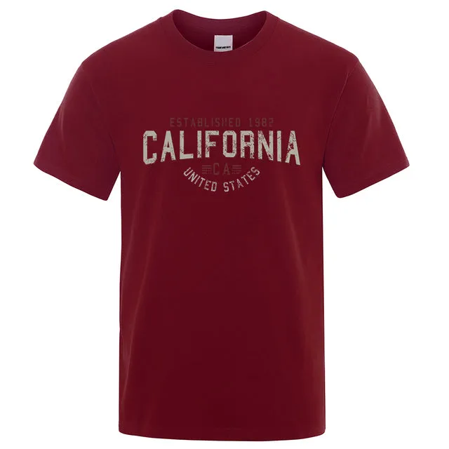 Breathable Loose O-Neck Shirts Hip Hop Tees