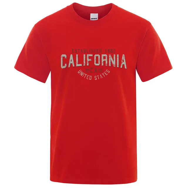 Breathable Loose O-Neck Shirts Hip Hop Tees