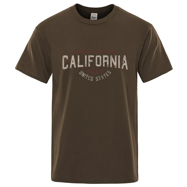 Breathable Loose O-Neck Shirts Hip Hop Tees