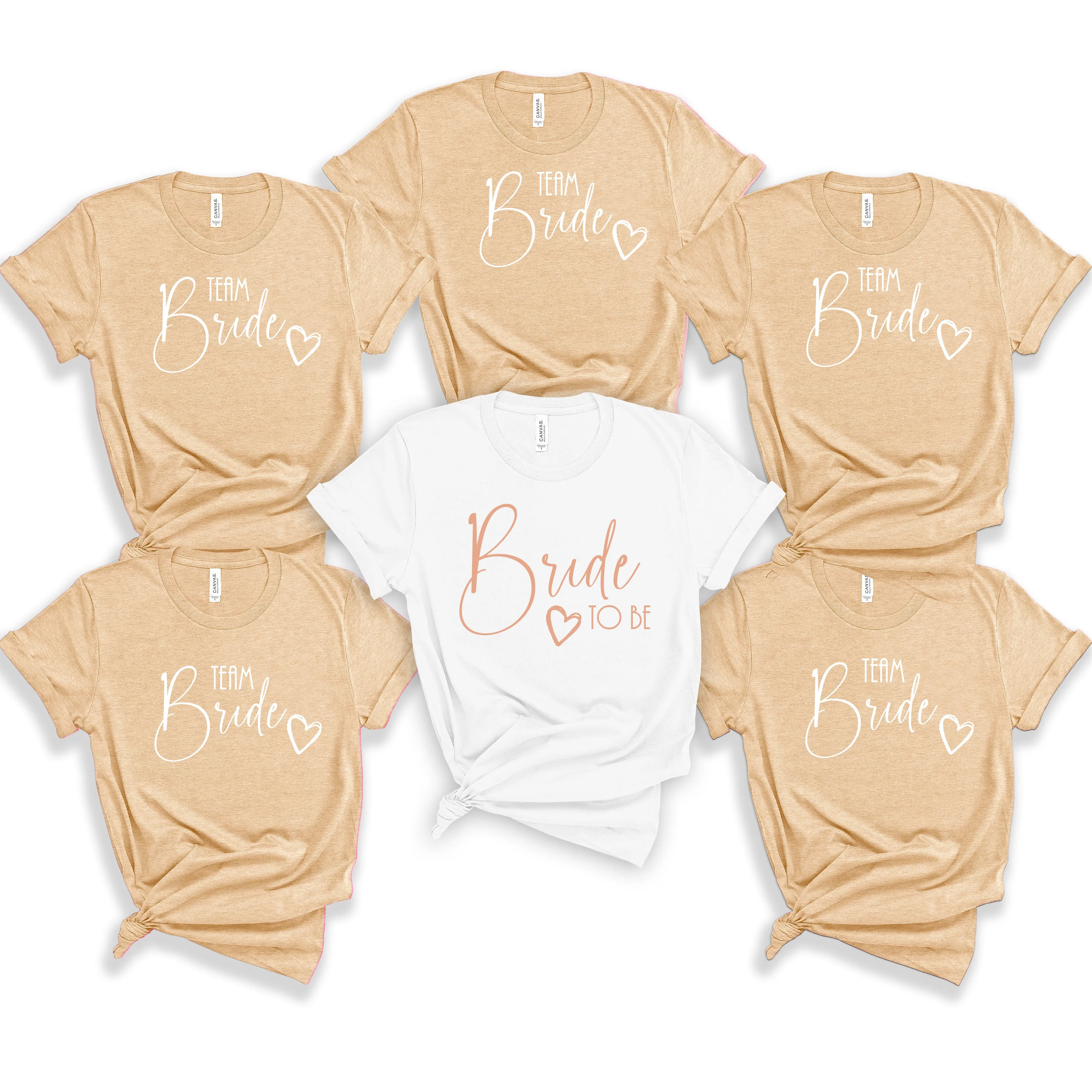 Bride & Crew Simple and Modern Bride TShirts for the Hen Party