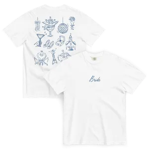 Bride Bachelorette Line Art Premium T-Shirt