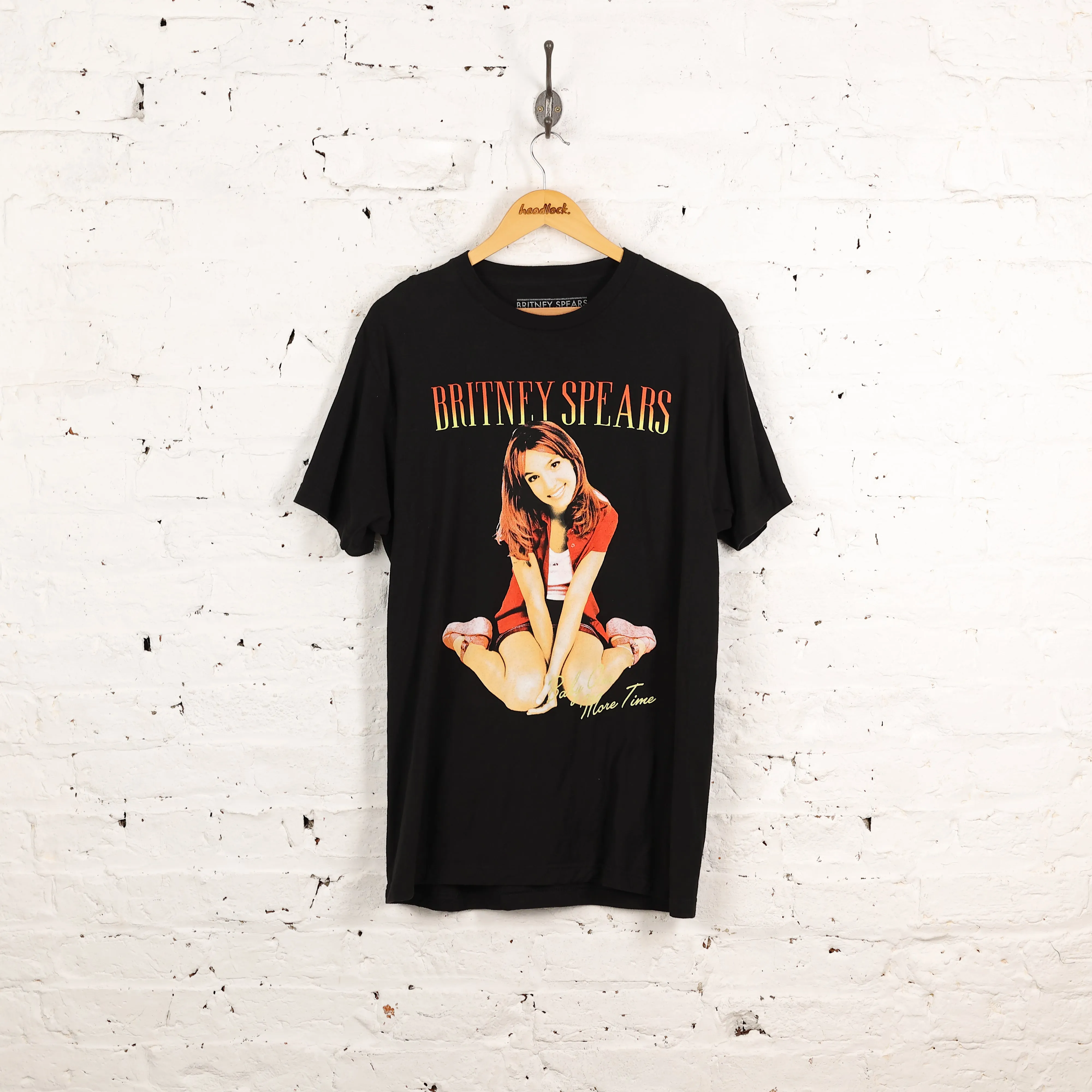 Britney Spears Baby One More Time T Shirt - Black - L