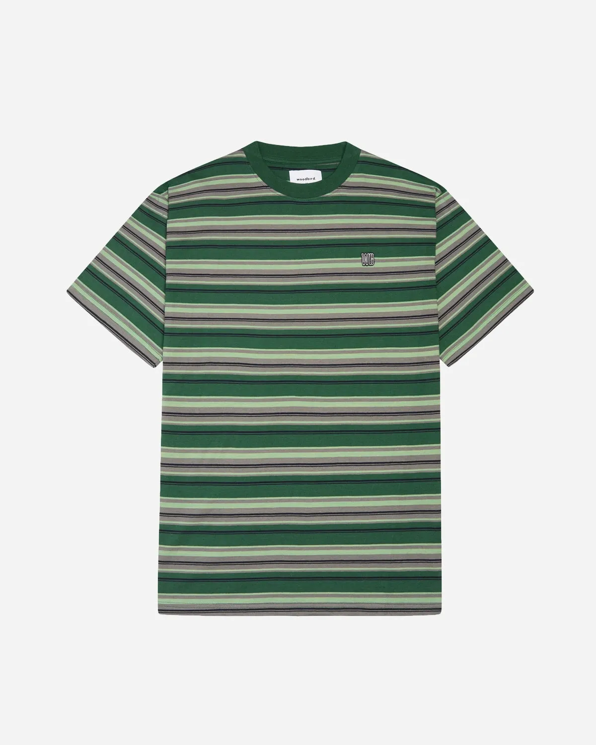 Brock Stripe Tee - Green
