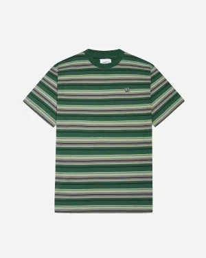 Brock Stripe Tee - Green