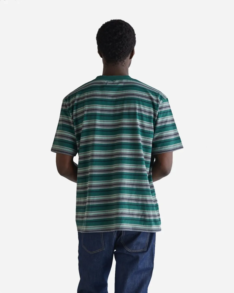 Brock Stripe Tee - Green