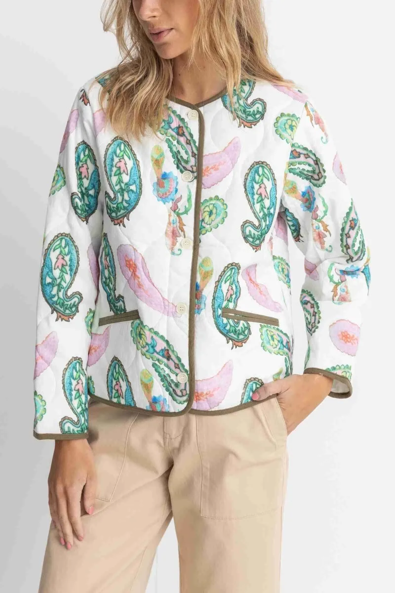 Brooklyn Paisley Quilted - Veste Femme
