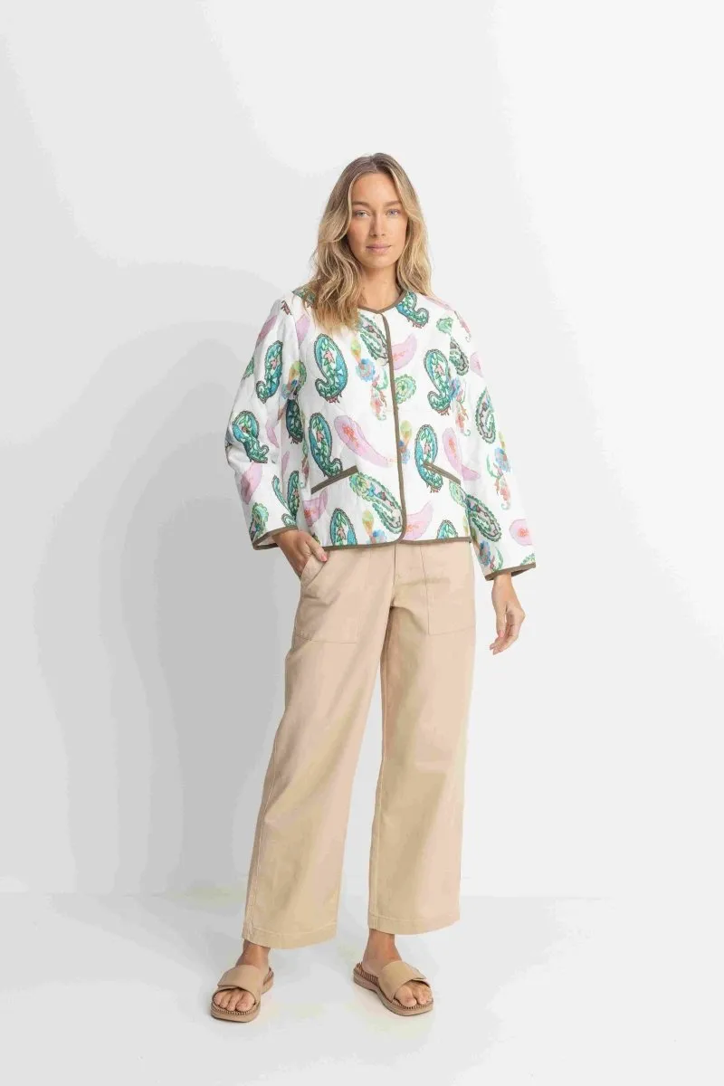 Brooklyn Paisley Quilted - Veste Femme