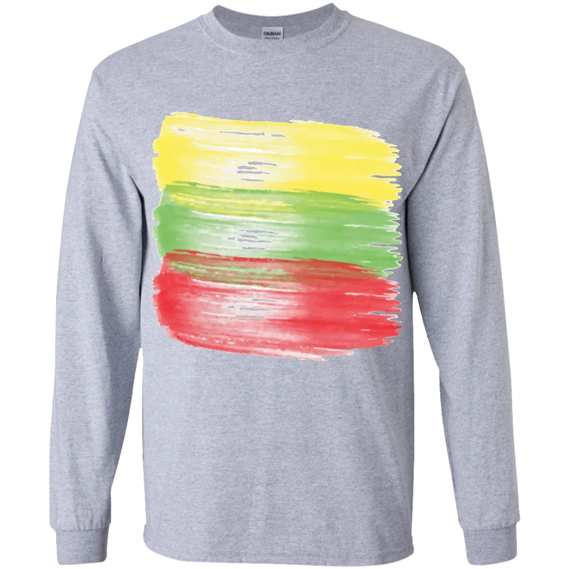 Brush Strokes - Boys Youth Classic Long Sleeve T-Shirt
