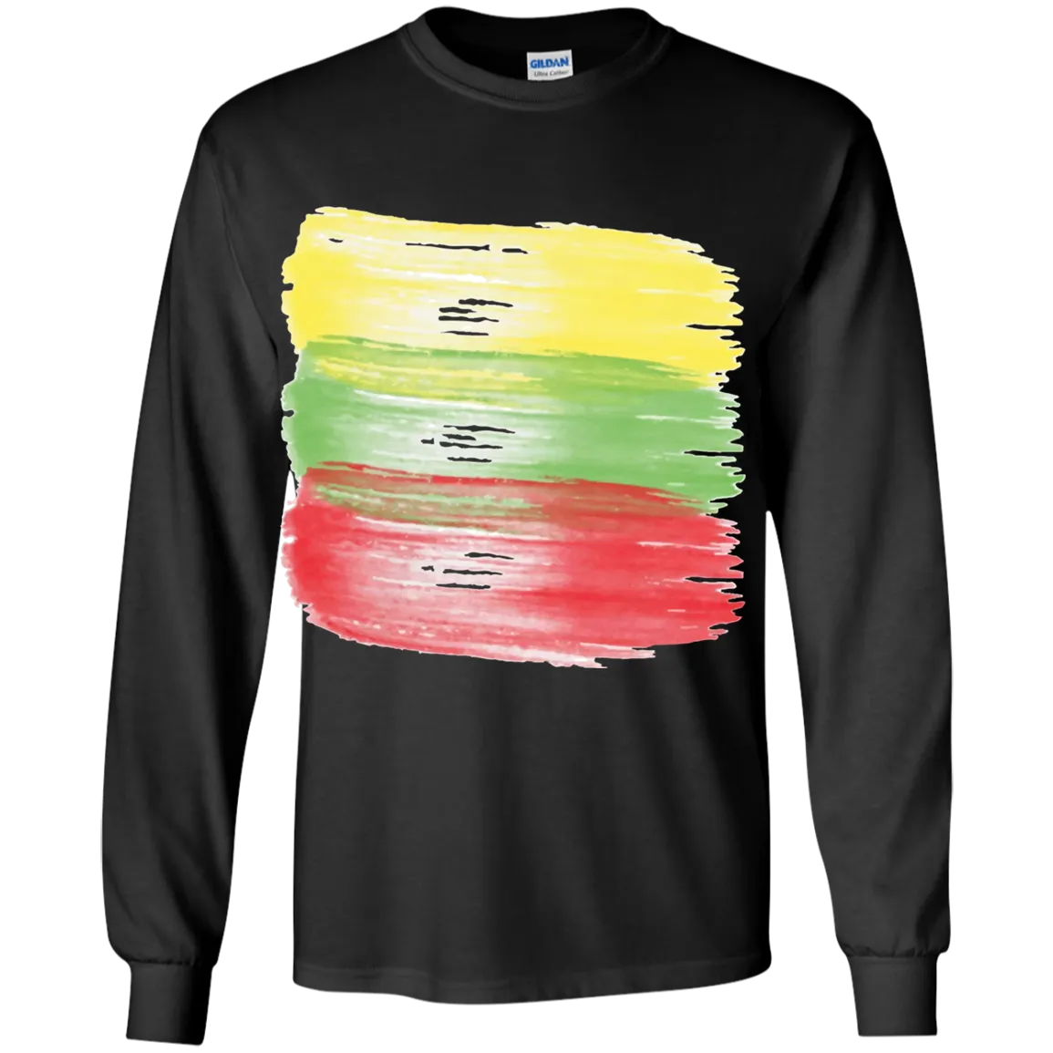 Brush Strokes - Boys Youth Classic Long Sleeve T-Shirt