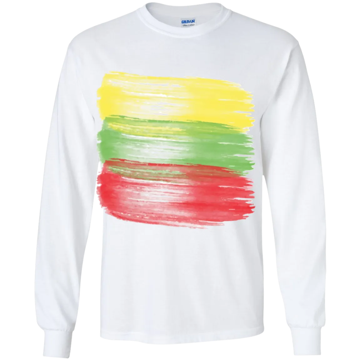Brush Strokes - Boys Youth Classic Long Sleeve T-Shirt
