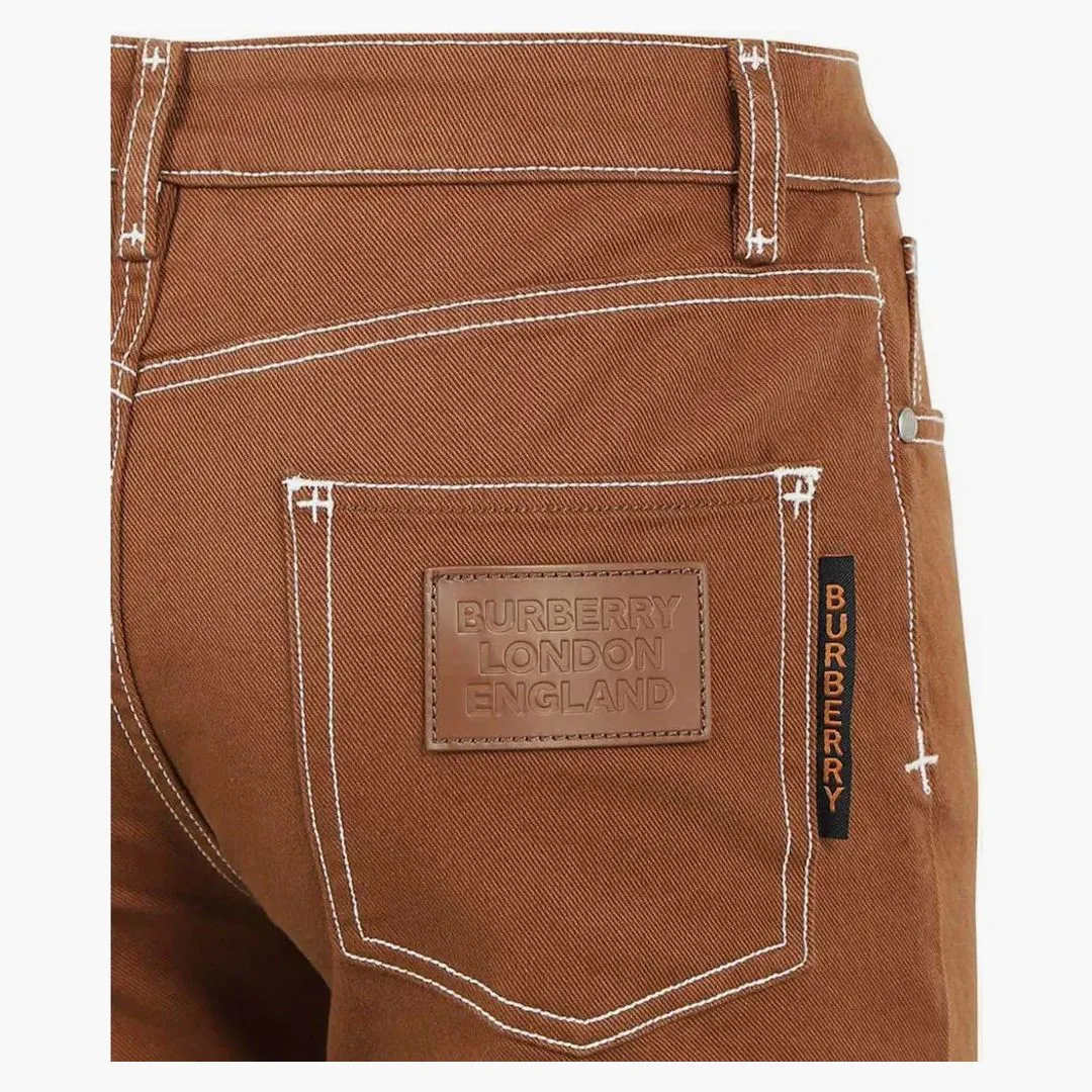 Burberry Mid-rise Skinny Jeans Warm Walnut Brown