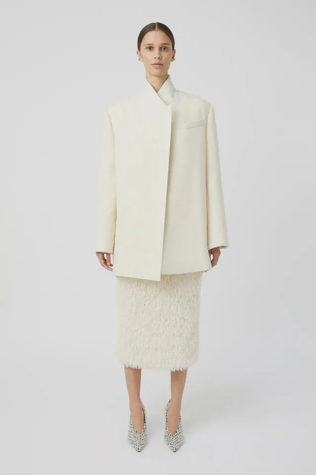 Camilla and Marc Atrium Coat in Cream