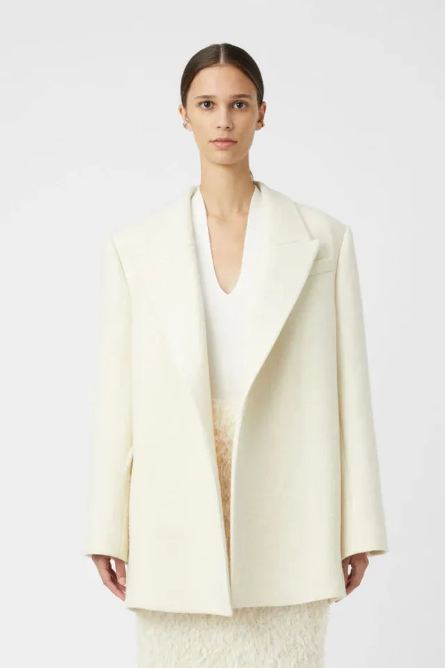 Camilla and Marc Atrium Coat in Cream