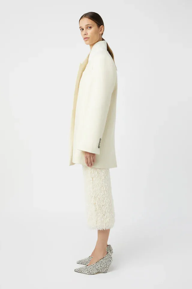 Camilla and Marc Atrium Coat in Cream