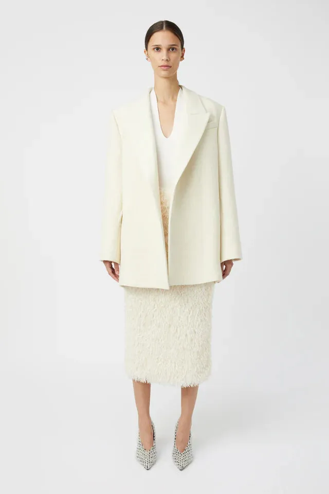 Camilla and Marc Atrium Coat in Cream