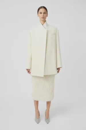 Camilla and Marc Atrium Coat in Cream