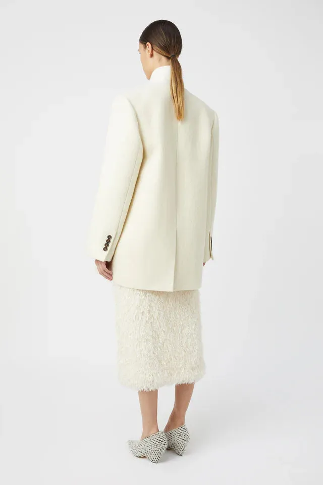 Camilla and Marc Atrium Coat in Cream