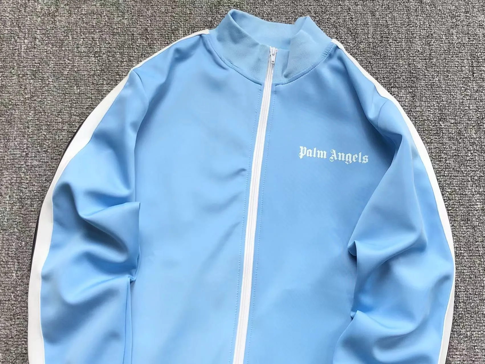 Campera Palm Angels Classic Track Celeste