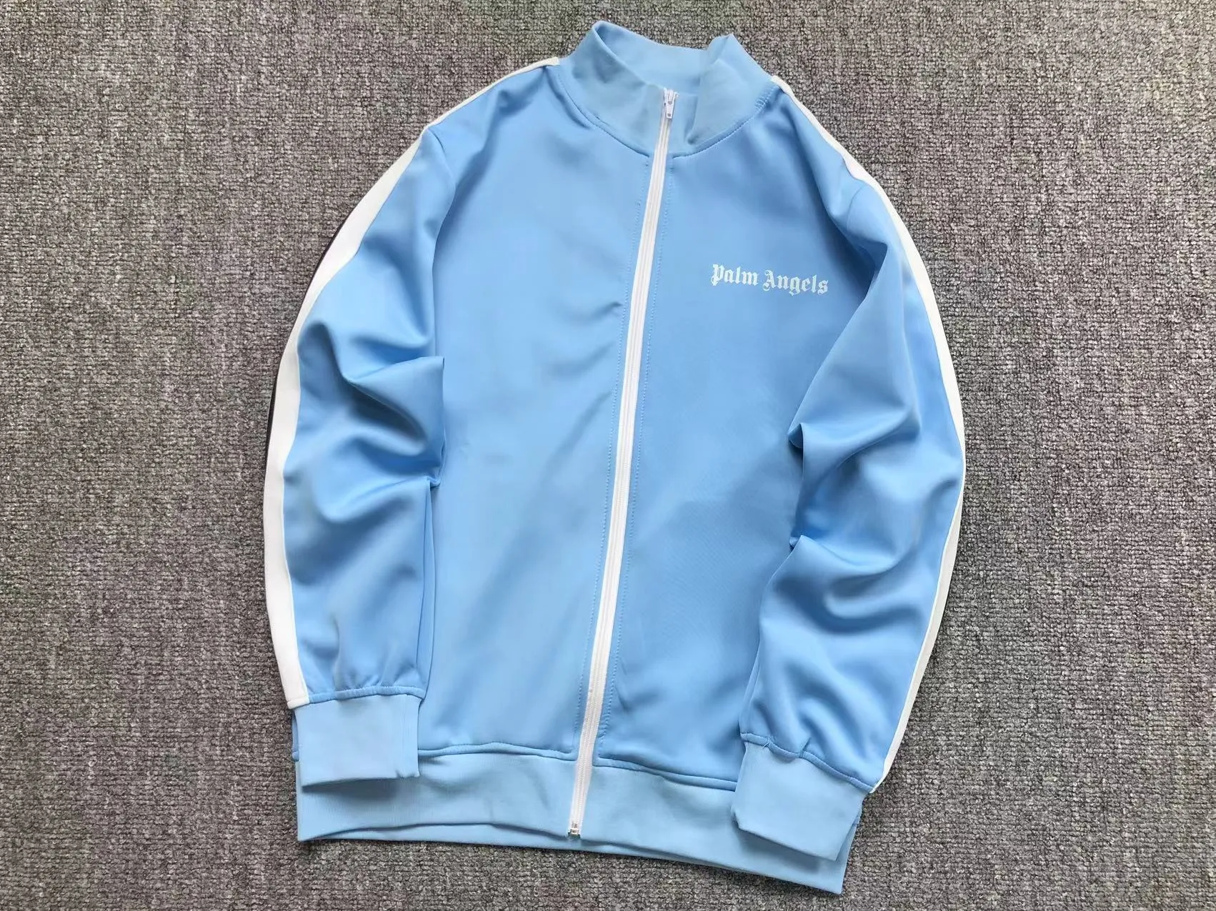 Campera Palm Angels Classic Track Celeste
