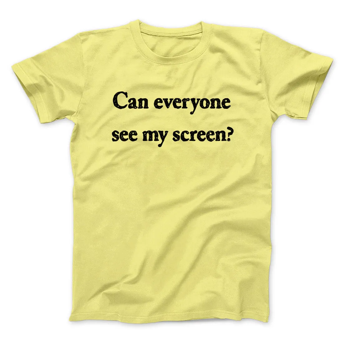 Can Everyone See My Screen Funny Men/Unisex T-Shirt