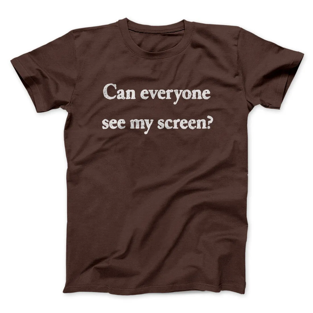 Can Everyone See My Screen Funny Men/Unisex T-Shirt