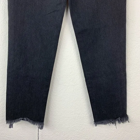 CARMAR Emelia Sturgis Black Stud Fray Hem Jeans 26
