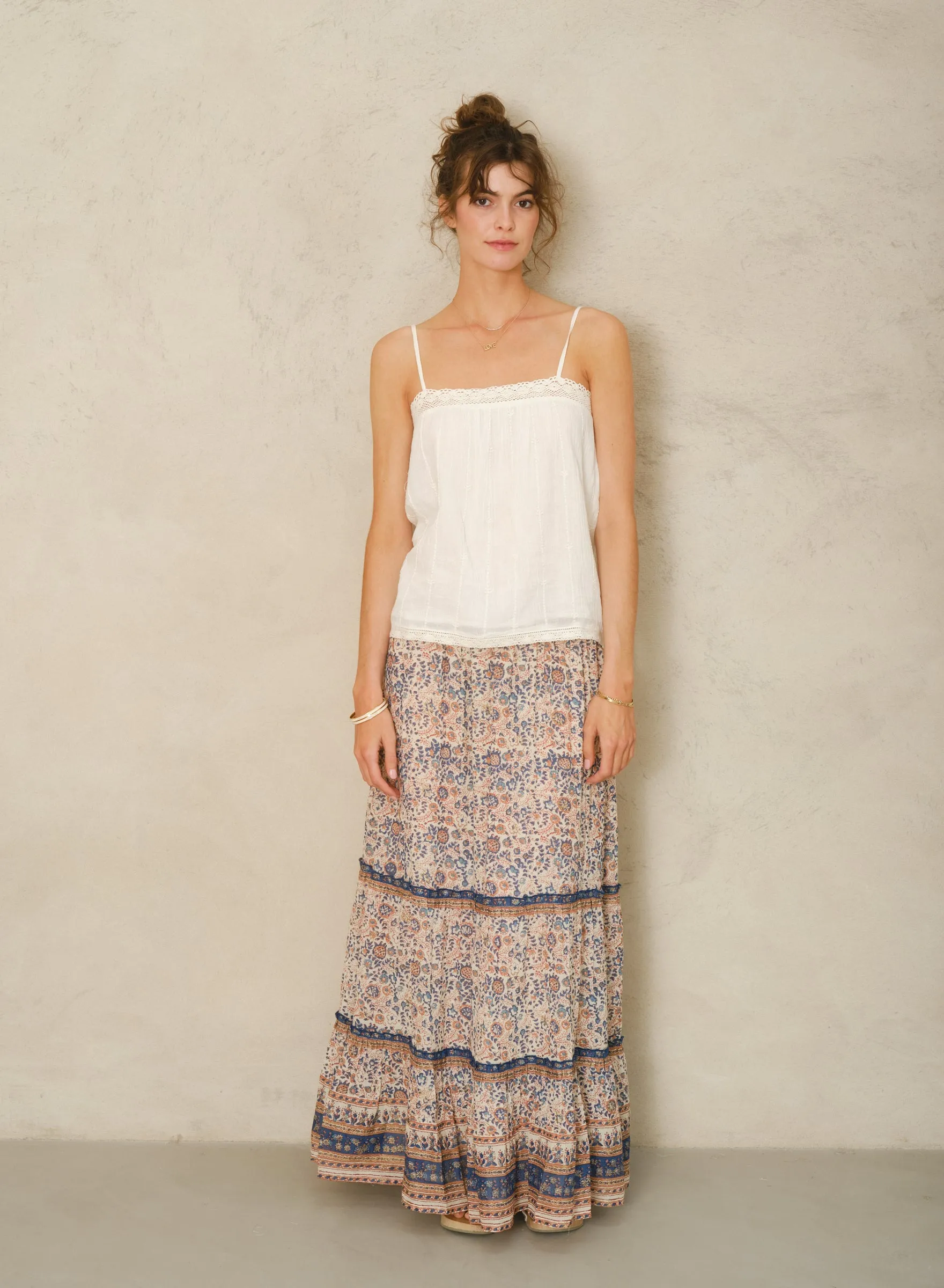 Cass Maxi Skirt - Navy