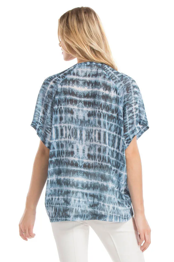 Cassie Boxy Blouse | Electric Blue