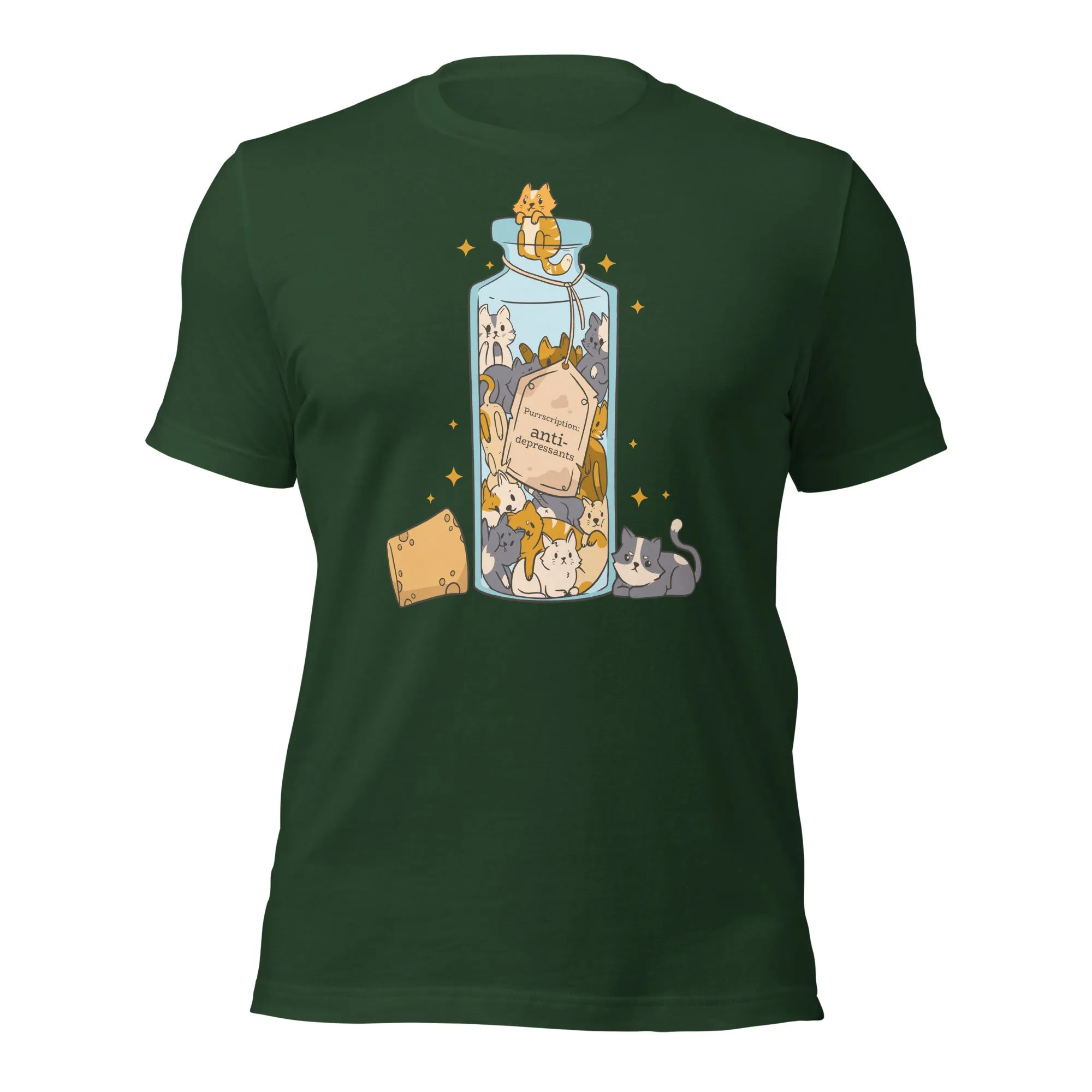Cat Lovers Antidepressant Unisex T-Shirt
