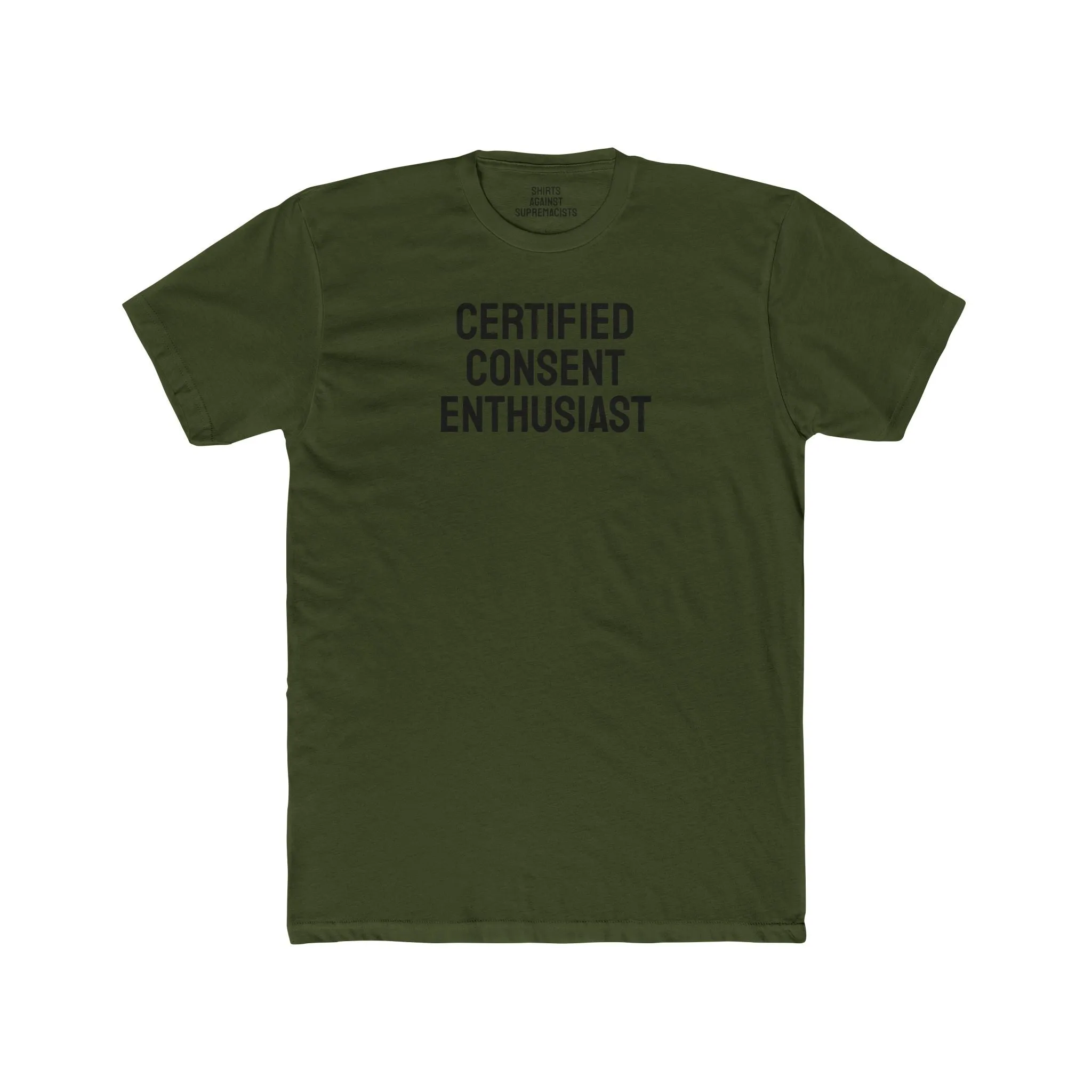 Certified Consent Enthusiast - Unisex Cotton Crew Tee