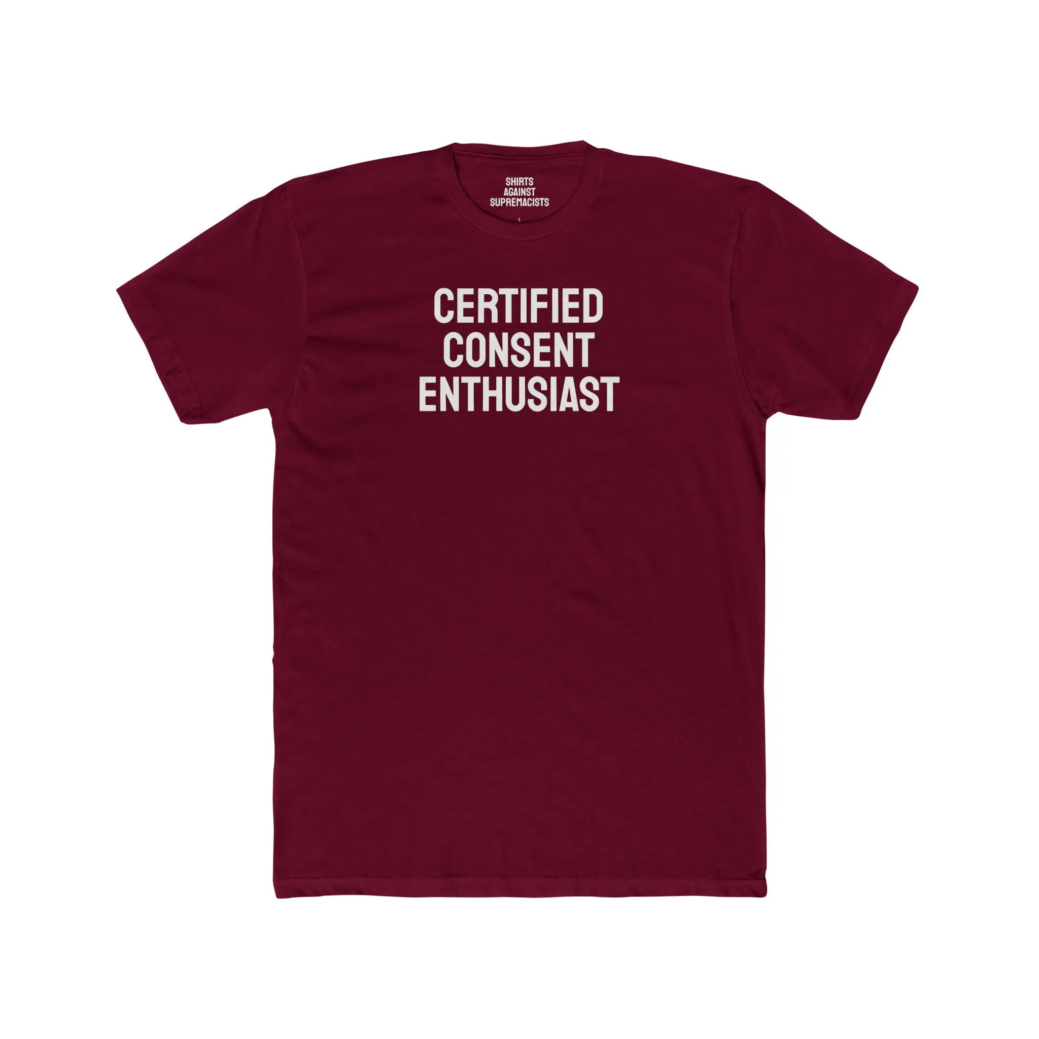 Certified Consent Enthusiast - Unisex Cotton Crew Tee