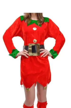 Christmas Elf Costumes Red and Green