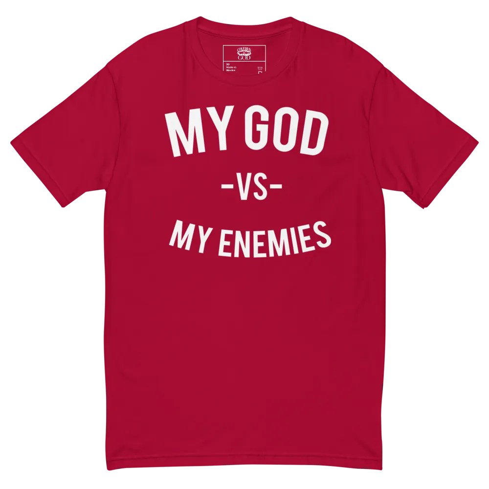 Classic My God VS My Enemies Red T-Shirt