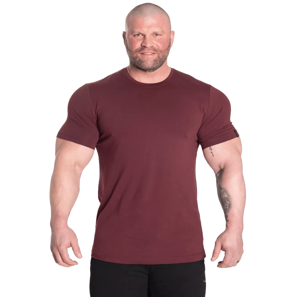 Classic Tapered Tee - Maroon