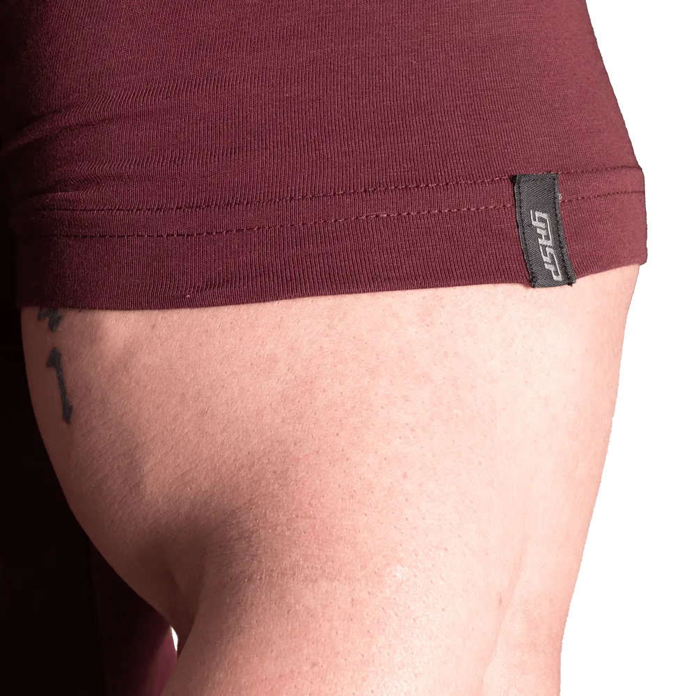 Classic Tapered Tee - Maroon