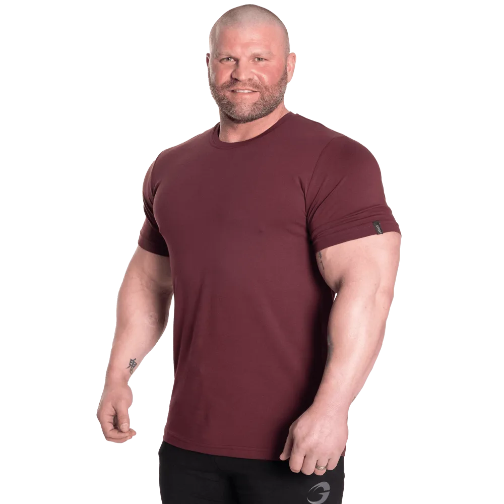 Classic Tapered Tee - Maroon