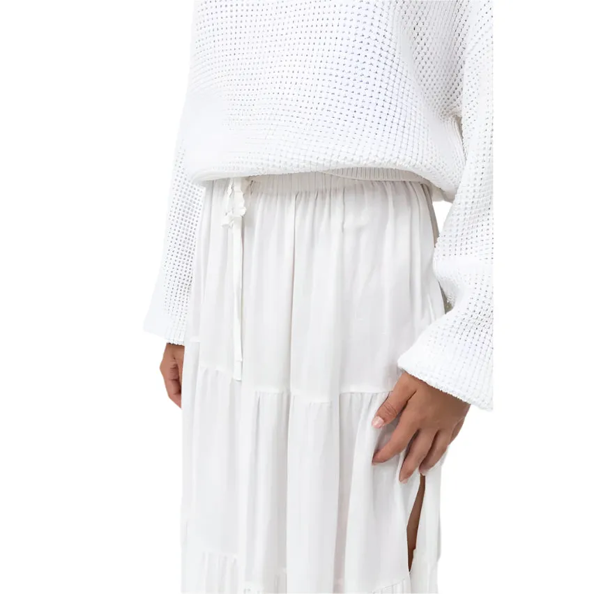 Classic Tiered Maxi Skirt